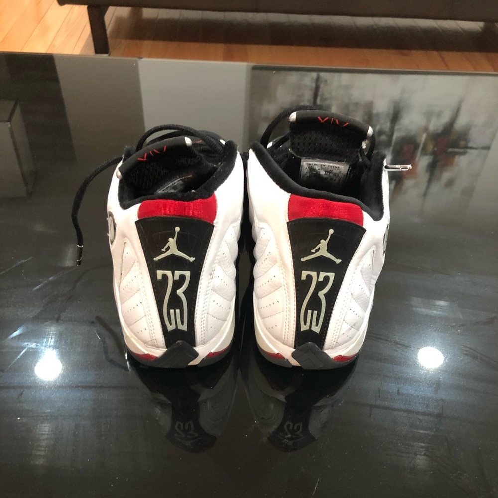 Men’s - Jordan Retro 14 - 10.5 - White/Black/Red